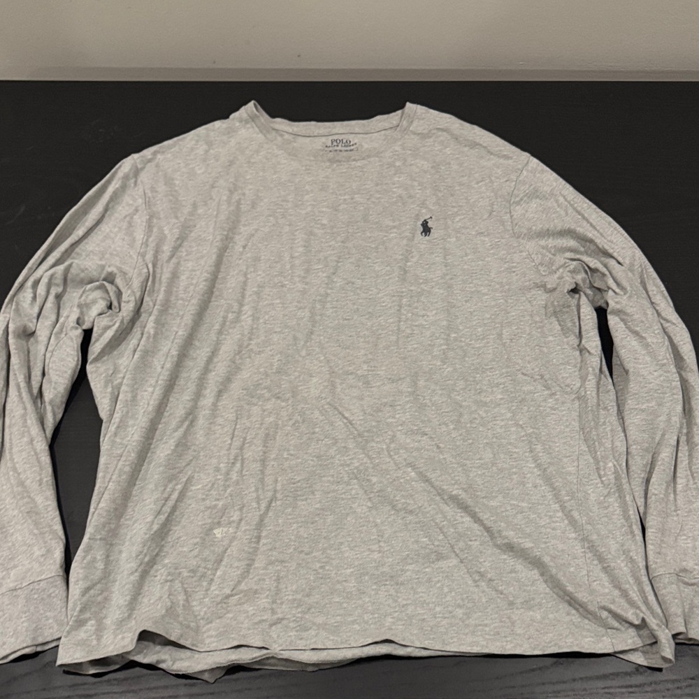 Pol Ralph Lauren Gray Long Sleeve Shirt